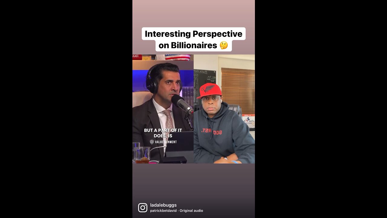 Interesting Perspective on Billionaires 🤔