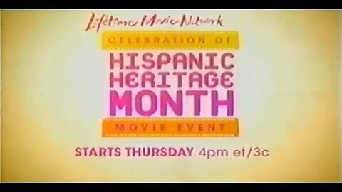 "Lost Hispanic Heritage Month Lifetime Network" Promo *rare* (Lost Media)