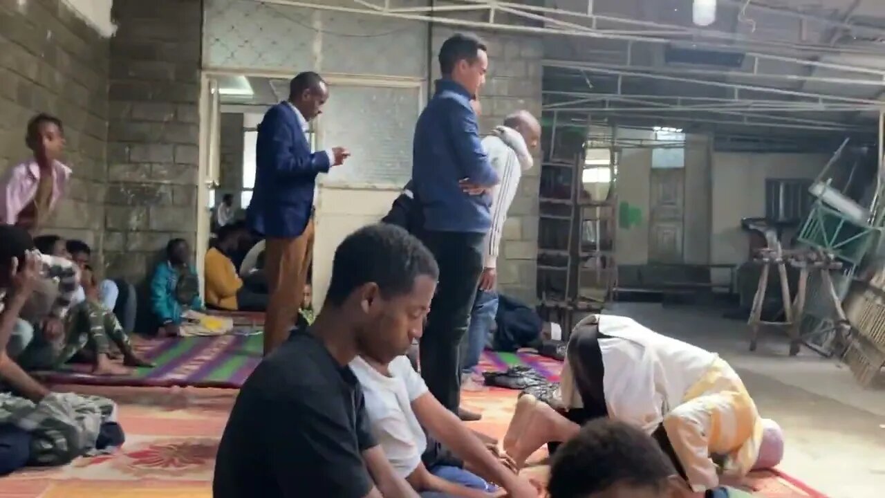 Amazing experience! Praying with my brothers in #ethiopia