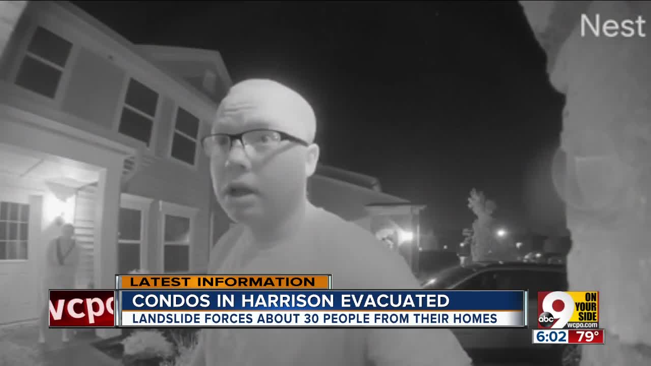 Landslide forces 30 people out of Harrison condos