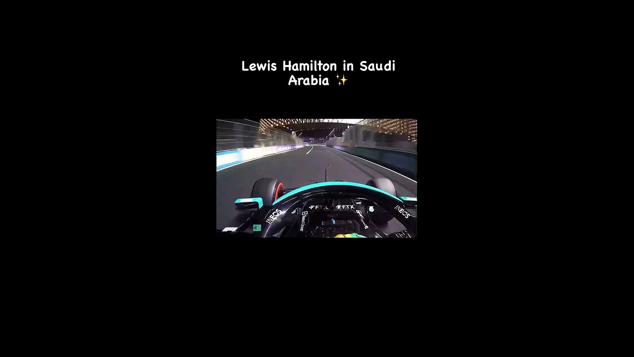 F1 2021 Saudi Arabian Grand Prix Hamiltons Lap