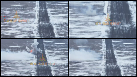 Bakhmut area: Rusian ATGM unit hits and destroys Ukrainian tank