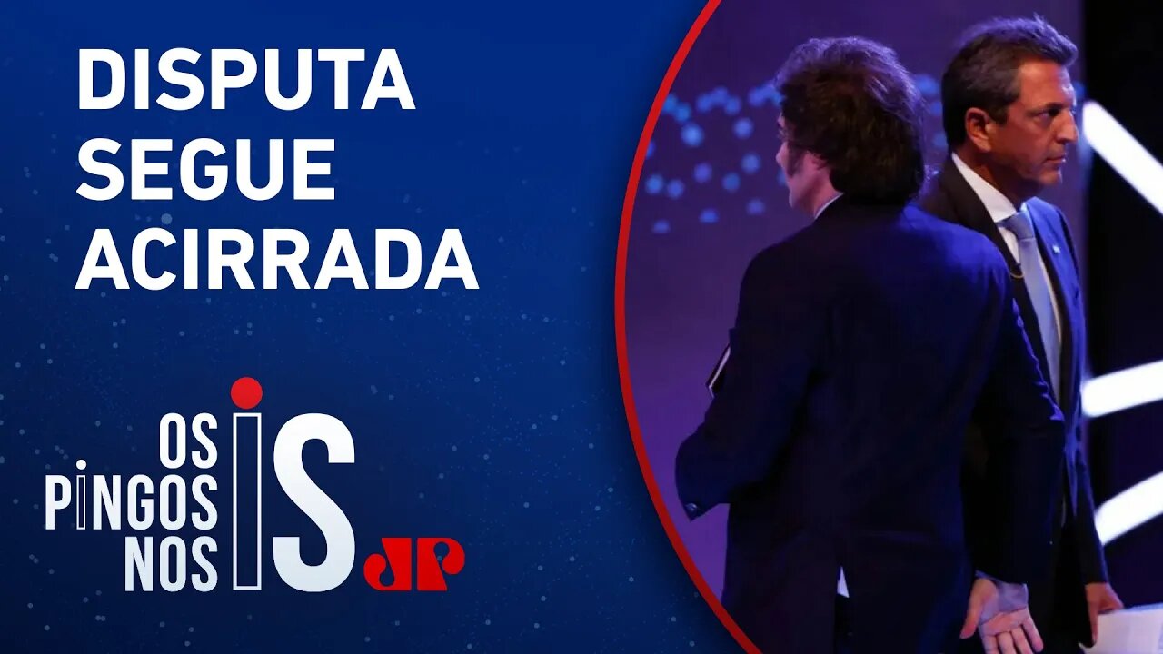 Massa rebate Milei em debate presidencial na Argentina: “Isso é entre eu e você”