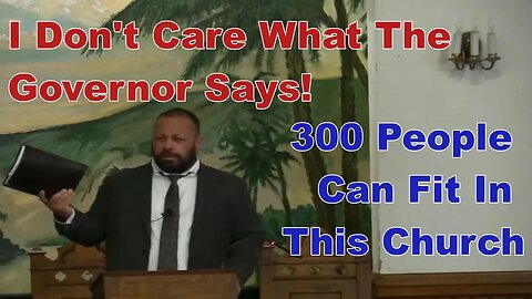 I Don't Care What The Governor Says! I Don't Care About Capacity Limits!
