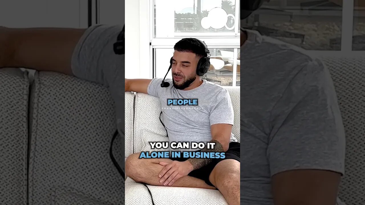 You can do it ALONE in business.. 💴 #frankieleepodcast