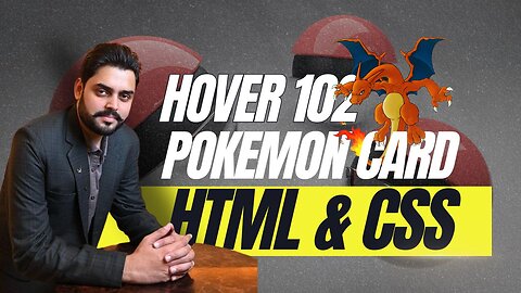 How to Create a Stunning Charizard Hover Card Effect in HTML and CSS!