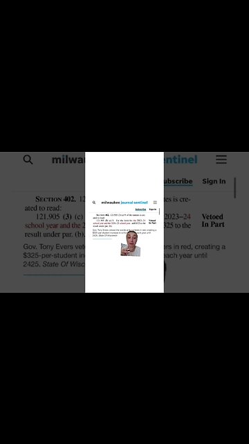 Wisconsin Governor Funds Schools For 400 Years