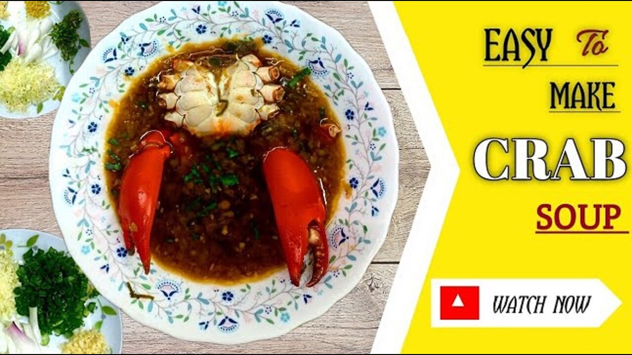 🔥CHINESE STYLE CRAB SOUP - This is the 🔥 BEST recipe ever!