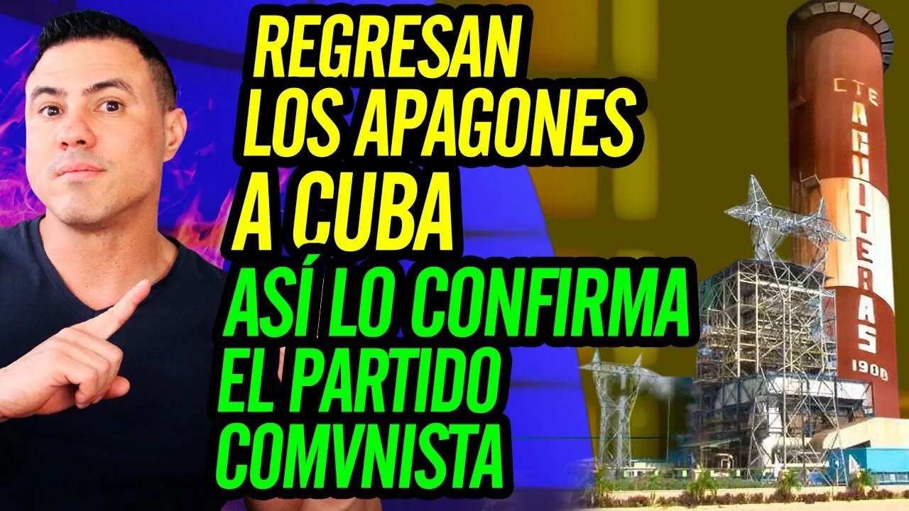 🌚 Regresan los apagones a Cuba. Asà lo confirma el partido C0MVNISTA 👀