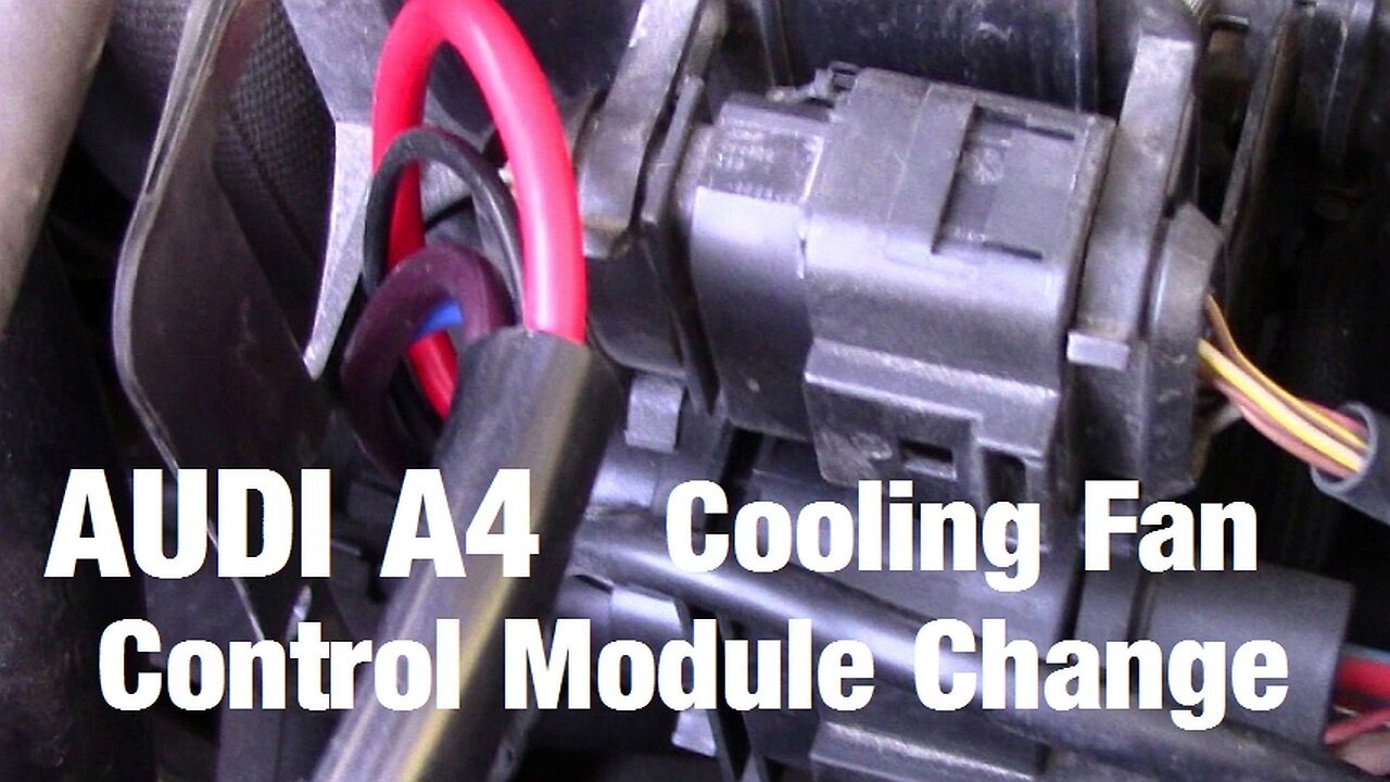 Audi A4 Quattro - How to Easily Change the Cooling Fan Module