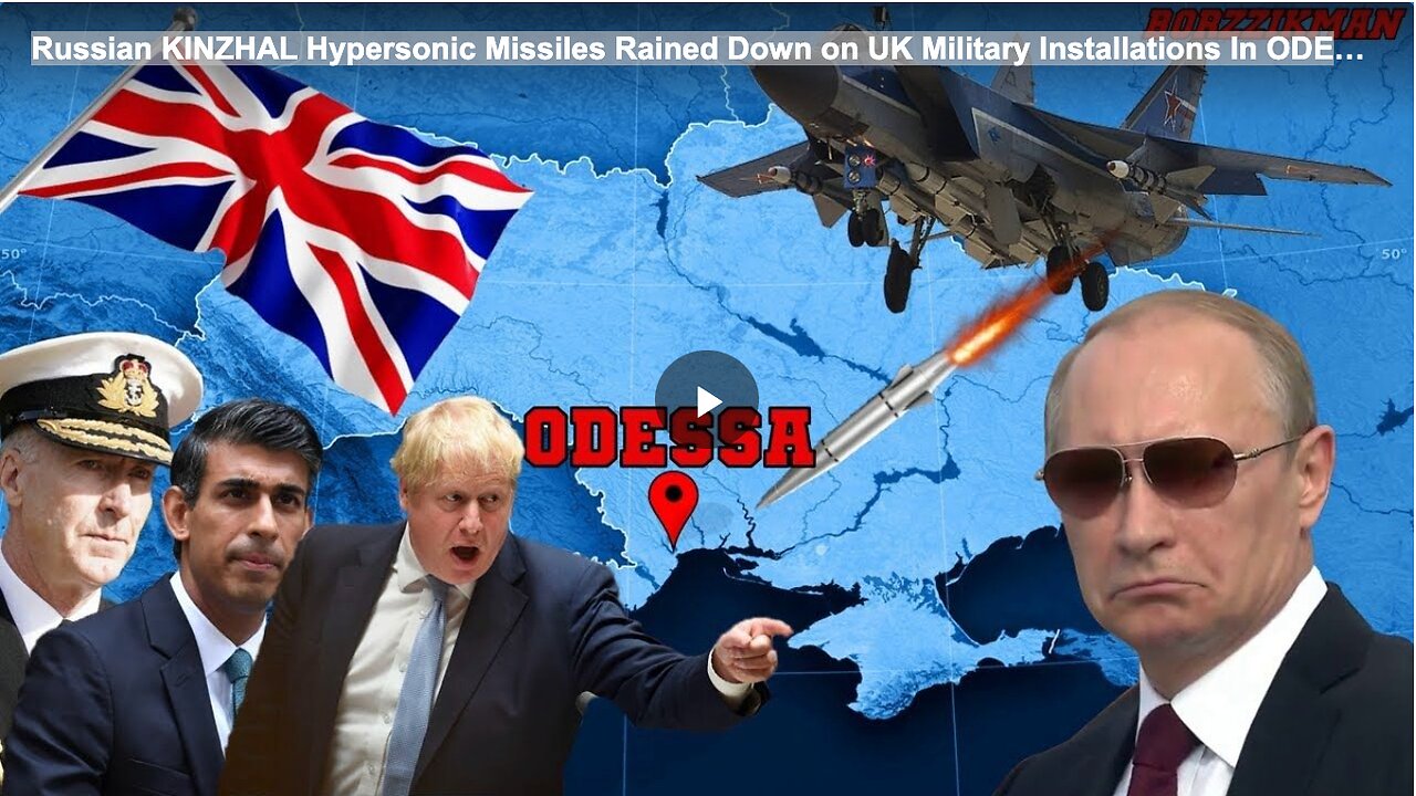 Russian KINZHAL Hypersonic Missiles Rained Down on UK Military Installations In ODESSA