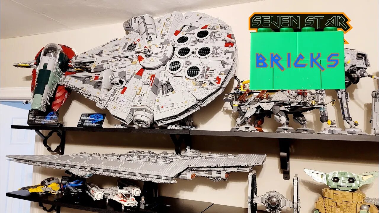 Stand for the Knock Off Lego UCS Millennium Falcon - Timelapse Build & Review