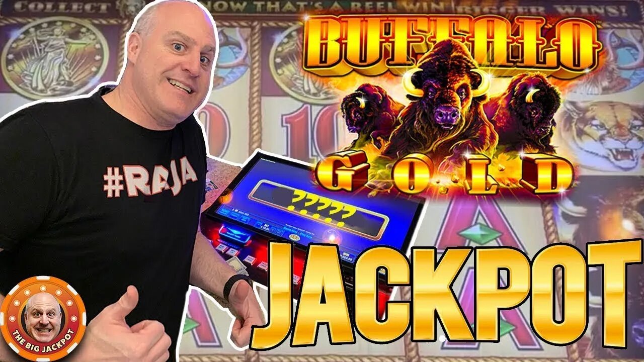 💛MY 1ST TABLETOP JACKPOT on Buffalo Gold Slots! 💛BIG WIN! | Raja Slots