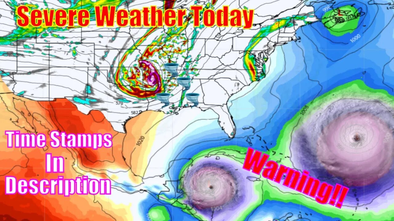 EVERYTHING IS ABOUT TO EXPLODE !! Tropics & Severe Weather - The WeatherMan Plus