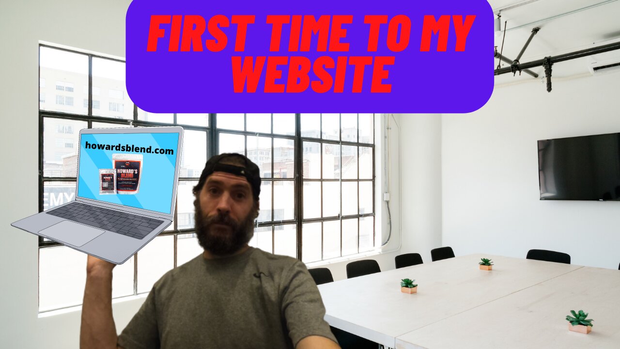 First Time To My Website