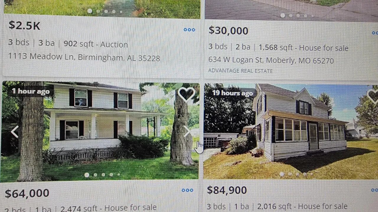 homes for under 100k in the USA , Canadians Struggling to maintain a basic lifestyle, Major defaults