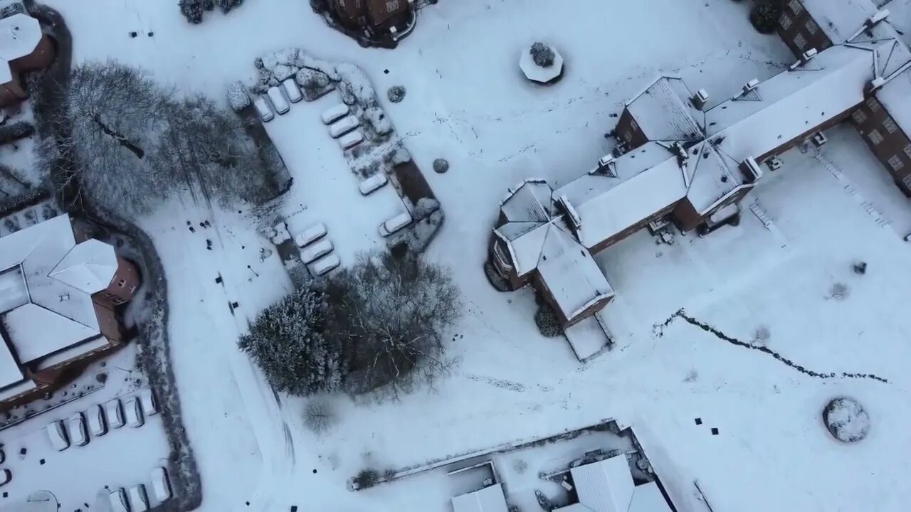 South Horrington Snowscape with DJI Mini 2