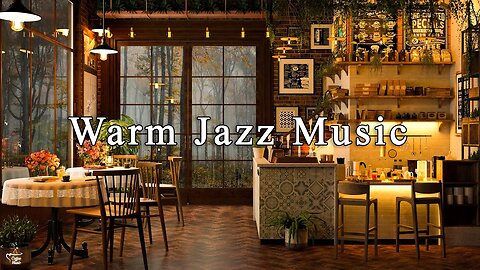 Cozy Coffee Shop Ambience & Relaxing Jazz Instrumental Music ☕ Sweet Jazz Music to Relax, Sleeping