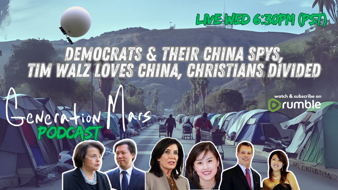 DEMOCRATS & Their CHINA Spies, Tim Walz LOVES China, & Christians are Divided