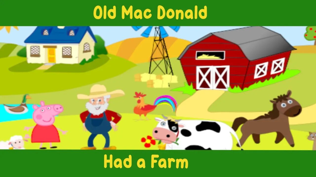 KidslandTV. Old MacDonald Had A Farm (2023) | Super Simple Songs #SuperSimpleSongs