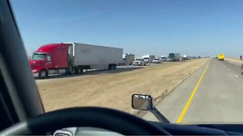 US Trucker Convoy Now 10 Miles Long