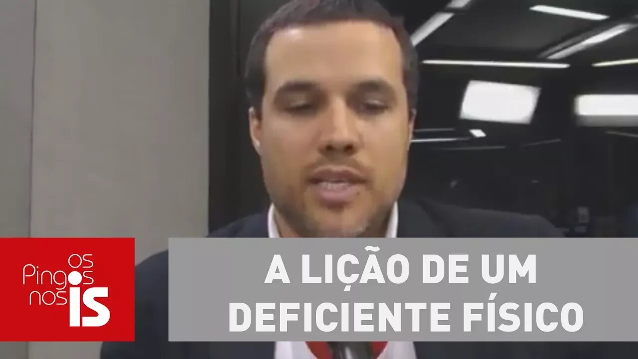 Felipe Moura Brasil: A lição de um deficiente físico contra o coitadismo