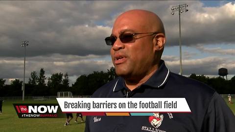 Female football player