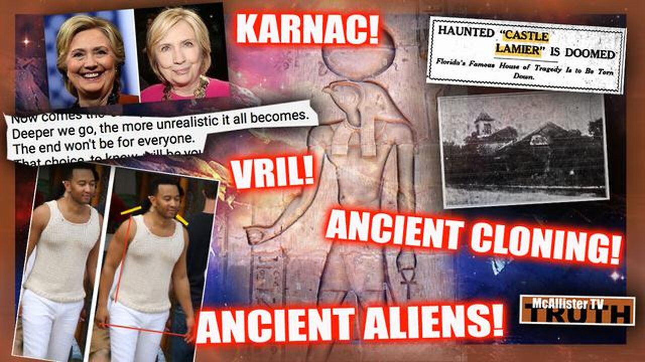 KARNAK! TEMPLE OF ABU SIMBEL! ANCIENT ALIENS! PATRIOTS IN CONTROL! WE ARE SAFE!