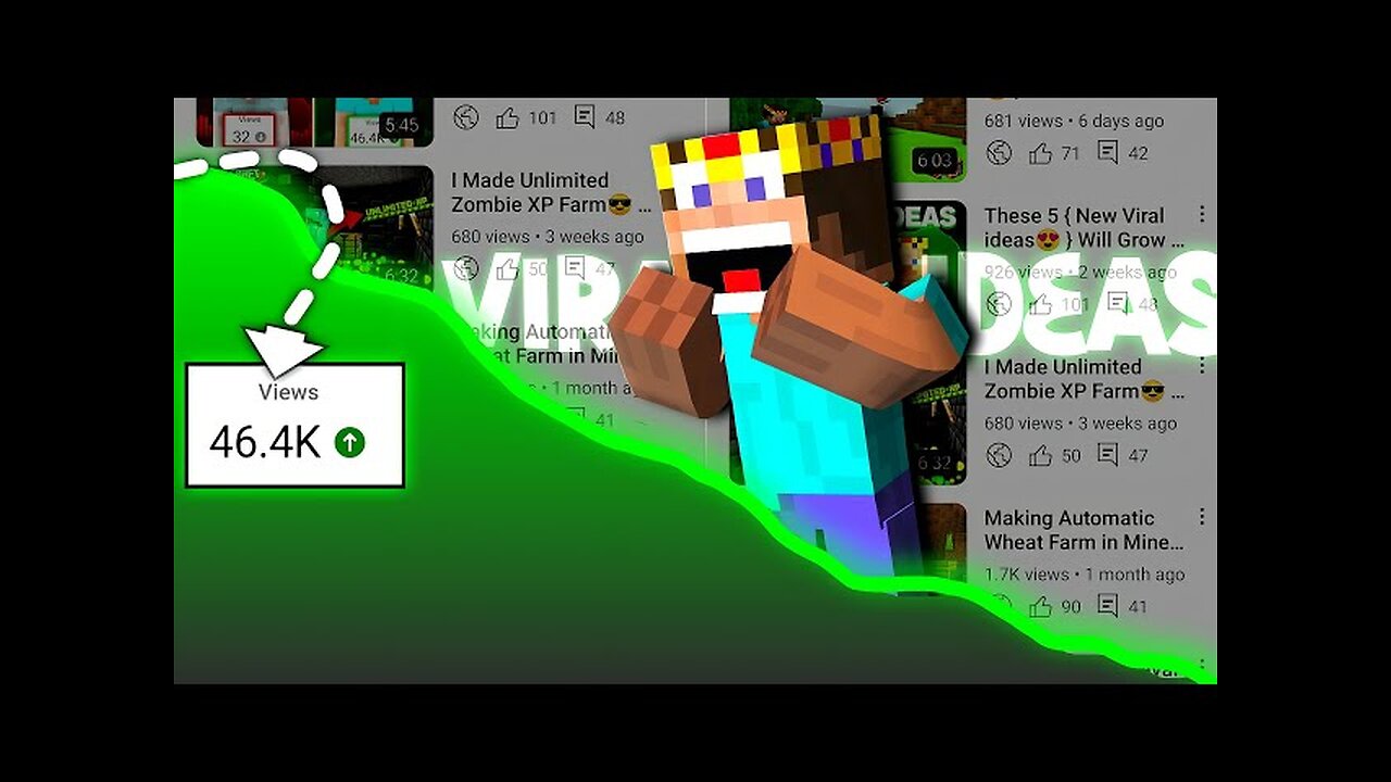 These 5 New Viral ideas😍 Will Grow Your Minecraft Channel Fast?