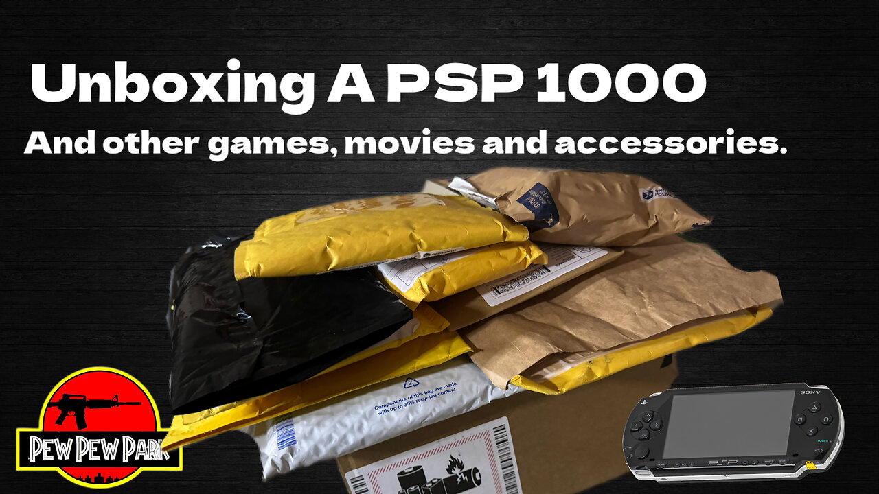 Unboxing a PSP 1000