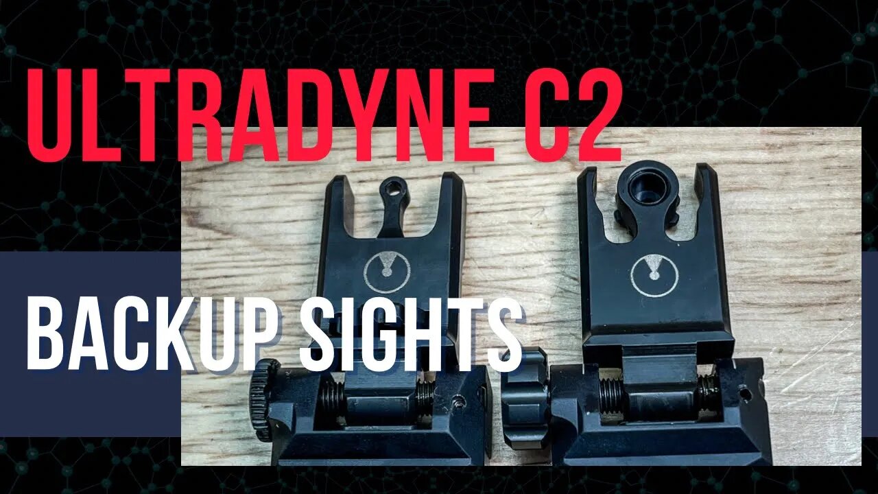 Ultradyne C2 Backup Sights #ultradyne #backupsights