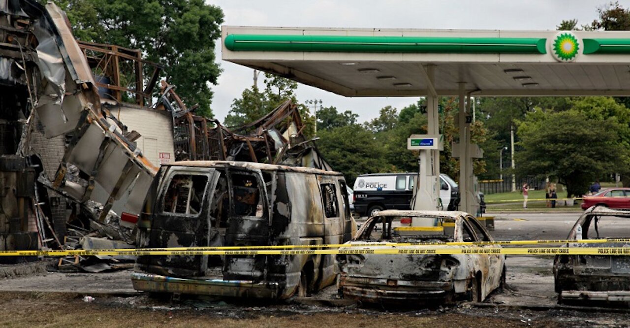 SOME BUSINESSES AREN'T COMING BACK AFTER THE RIOTS