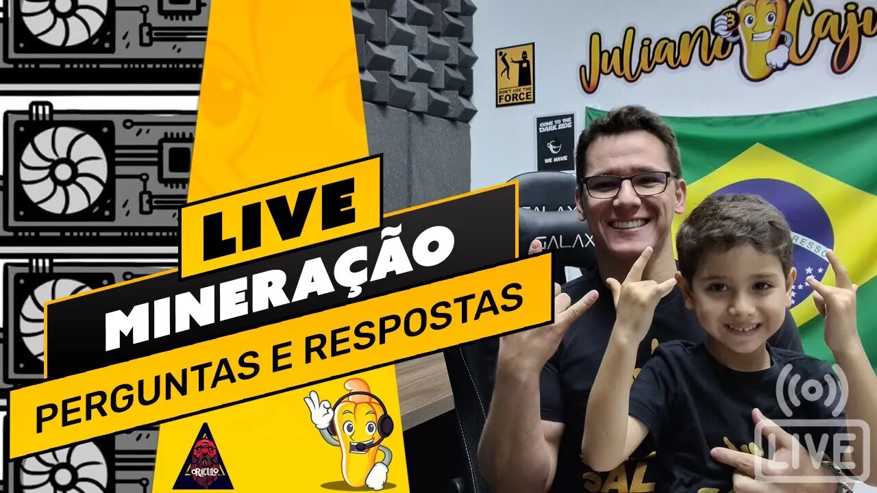 📽️ LIVE! BATE PAPO E TIRA DÚVIDAS DA MINERAÇÃO