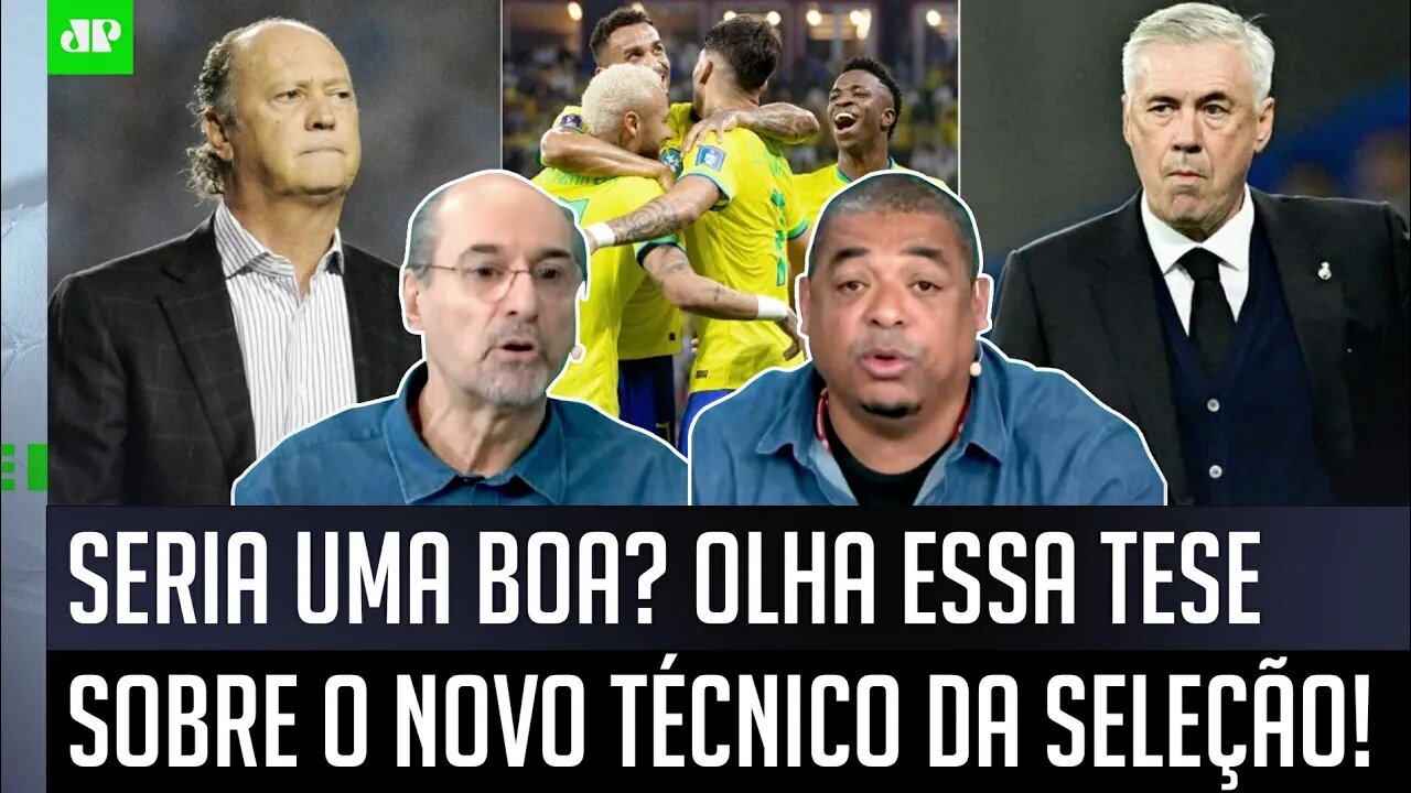 "SERIA UM DELÍRIO? Se EU FOSSE a CBF, o NOVO TÉCNICO da Seleção poderia..." OLHA essa TESE!