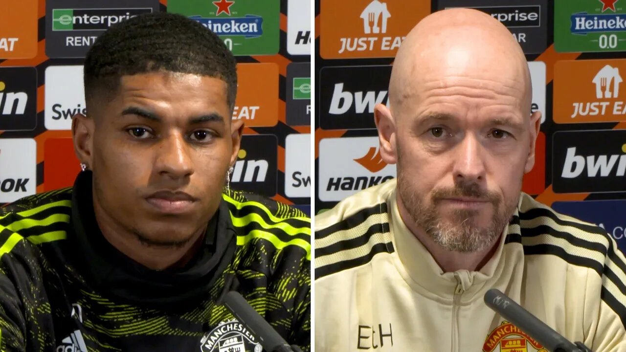 'I'm REALLY HAPPY that Bruno is our captain!' | Erik ten Hag, Marcus Rashford | Man Utd v Real Betis