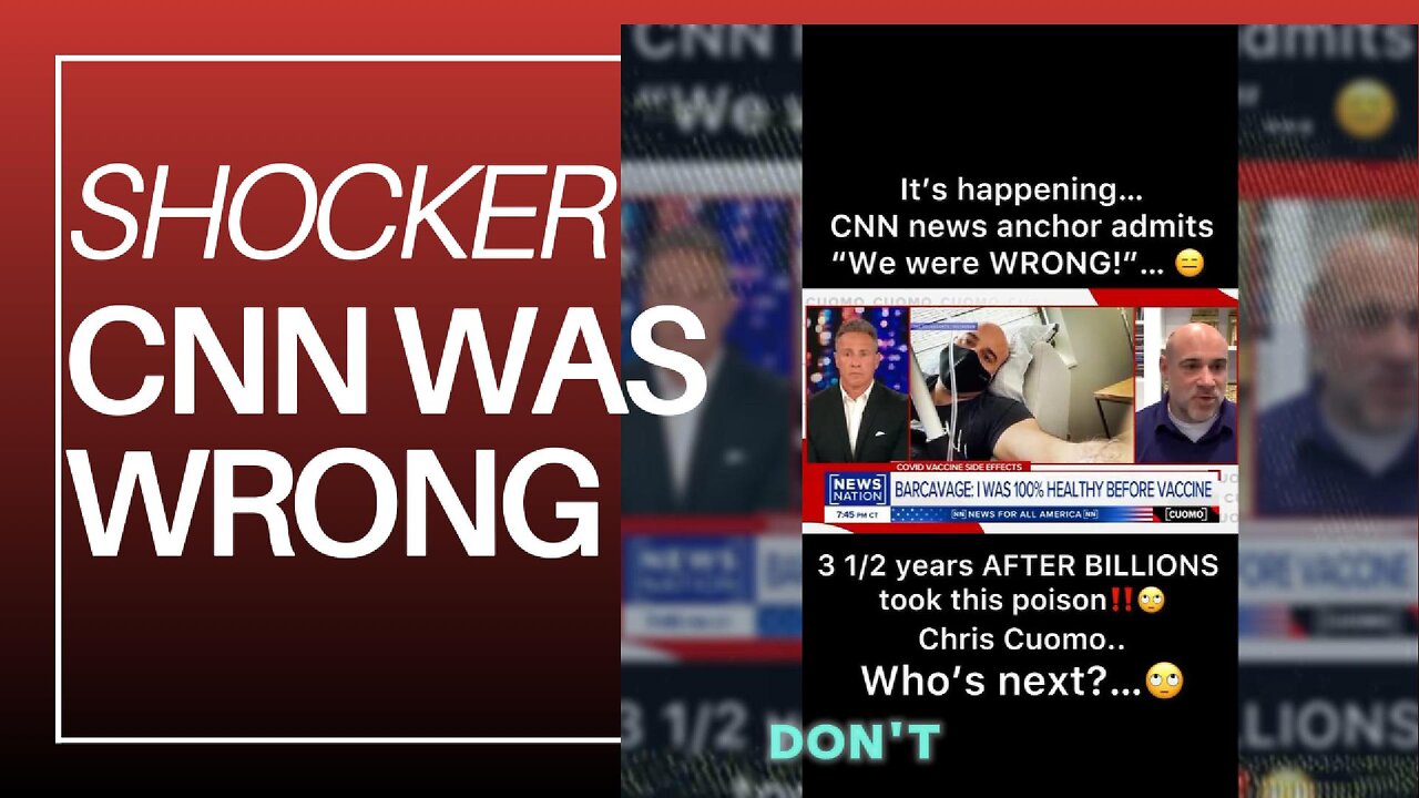CNN Anchor WRONG About the Jab He Got