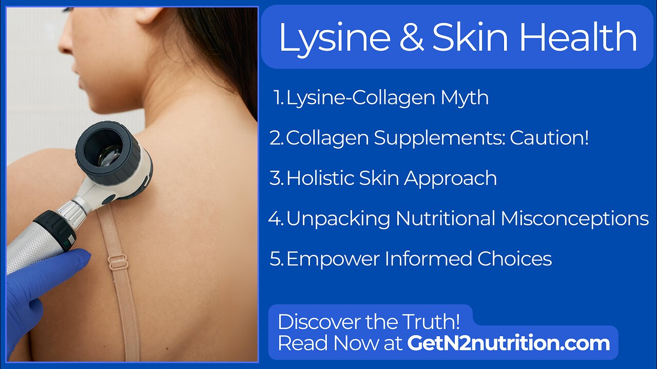 The Truth About Lysine and Skin Health: What You Need to Know