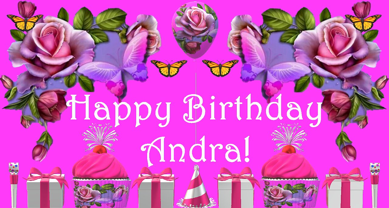 Happy Birthday 3D - Happy Birthday Andra - Happy Birthday To You - Happy Birthday Song