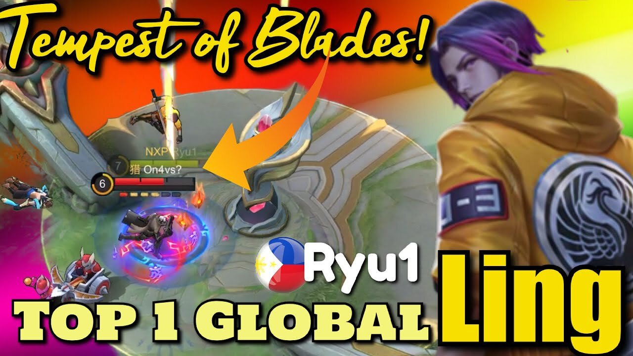 19 Kills Ling! I Kill Whoever I Want to Kill! - Top 1 Global Ling by Ryu1 - MLBB