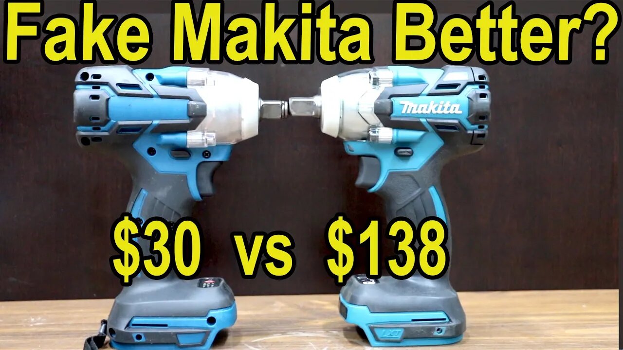 Fake Makita Impact Better? Let's find out! Makita XWT11Z 18V LXT Lithium-Ion Brushless Cordless