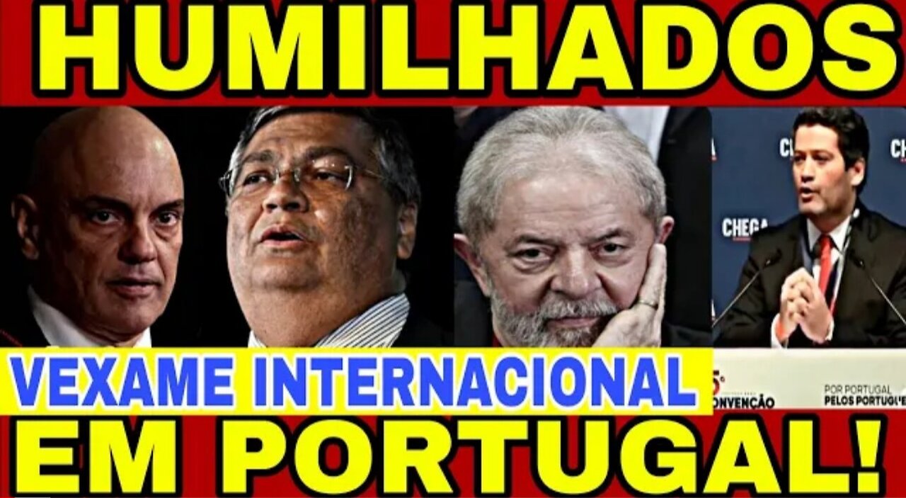 VEXAME INTERNACIONAL! LULA HUMILHADO EM PORTUGAL e FRANÇA! VÍDEO VIRALIZOU NAS REDES! DESEMBARGADOR