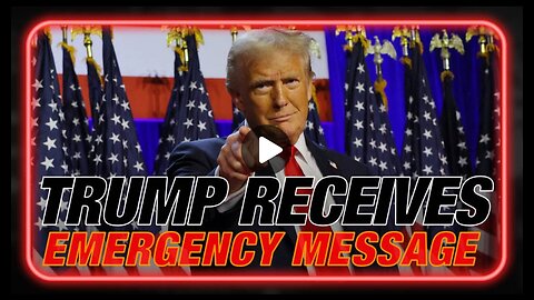 President Trump Receives An Emergency Message From Alex Jones