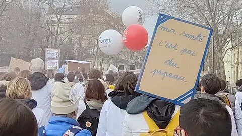 Part. 2- Manifestation Des Médecins Généralistes à Paris- Jeudi 5 janv. 2023