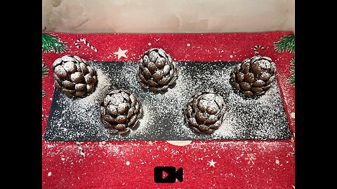 Christmas Chocolate Pine Cones Recipe / Χριστουγεννιάτικα Σοκολατένια Κουκουνάρια Χωρίς Ψήσιμο