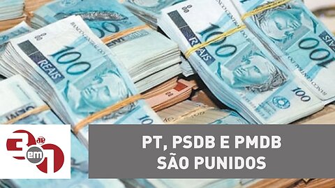 PT, PSDB e PMDB são punidos por irregularidades nas contas de 2011