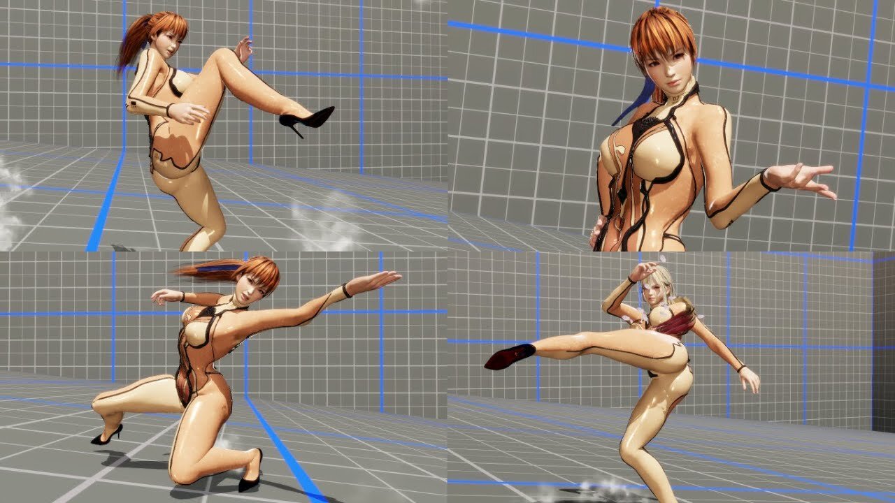 Dead or Alive 6++ mod showcase Stellar Blade Skin Suit v1 (Kasumi)