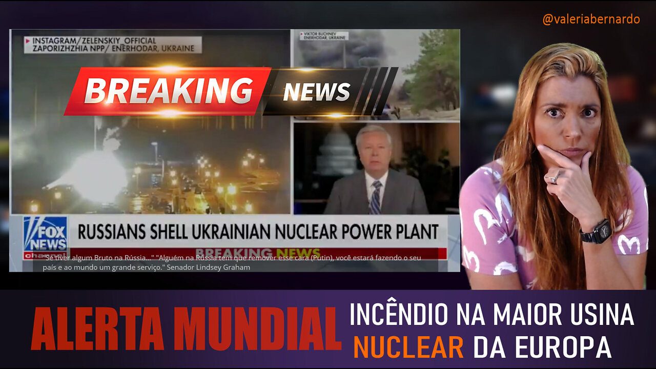 Guerra Rússia x Ucrânia - Quando a Rússia Incendiou a Usina Nuclear