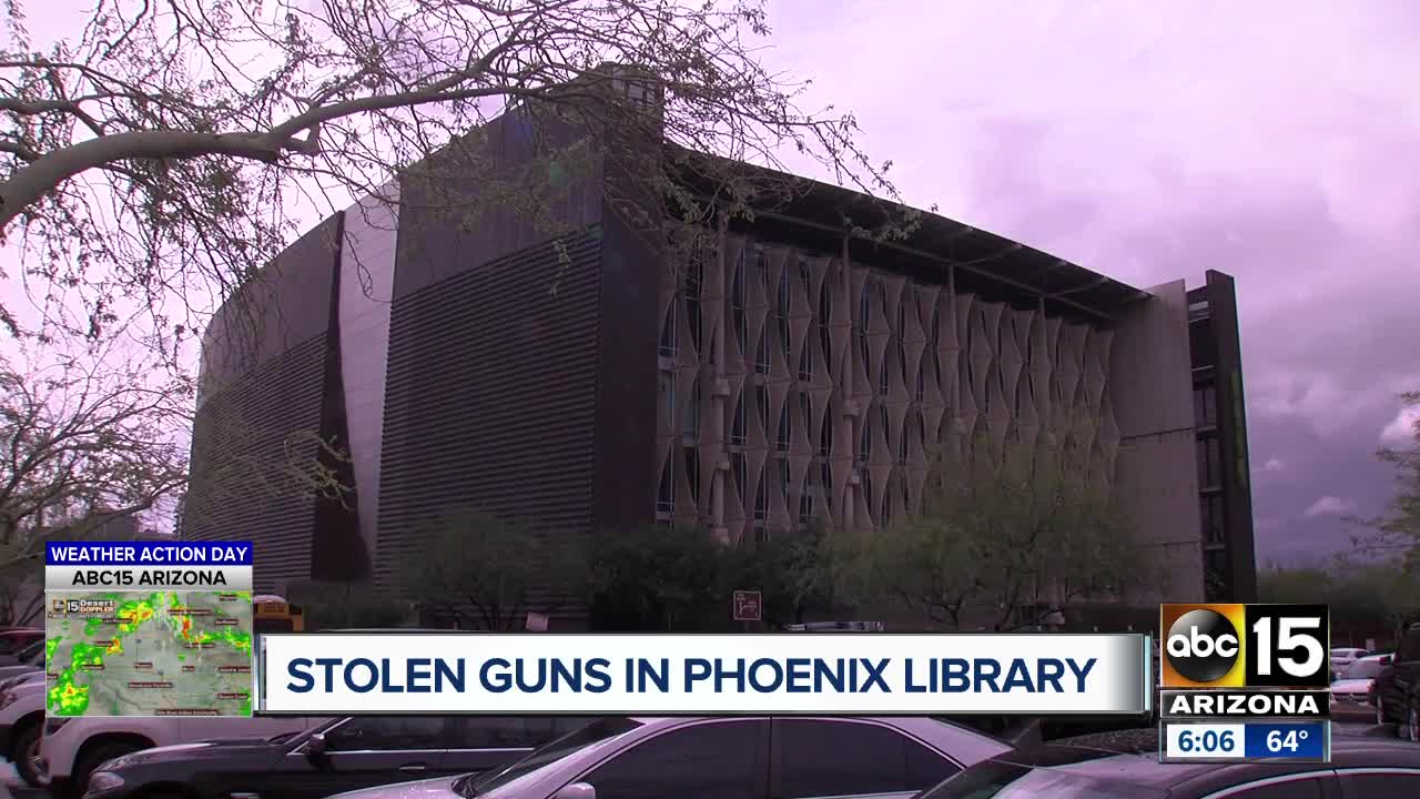 Three loaded guns found inside Phoenix’s Burton Barr library