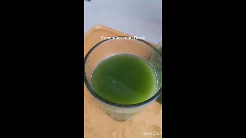 Cucumber mint drink