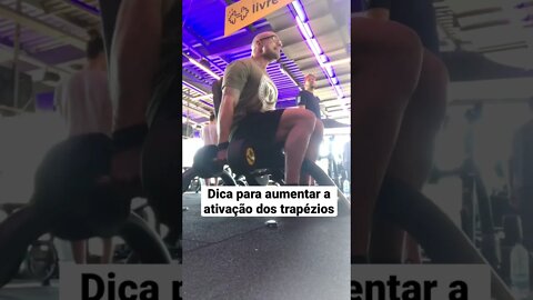 Como aumentar a ativação dos trapézios #shorts